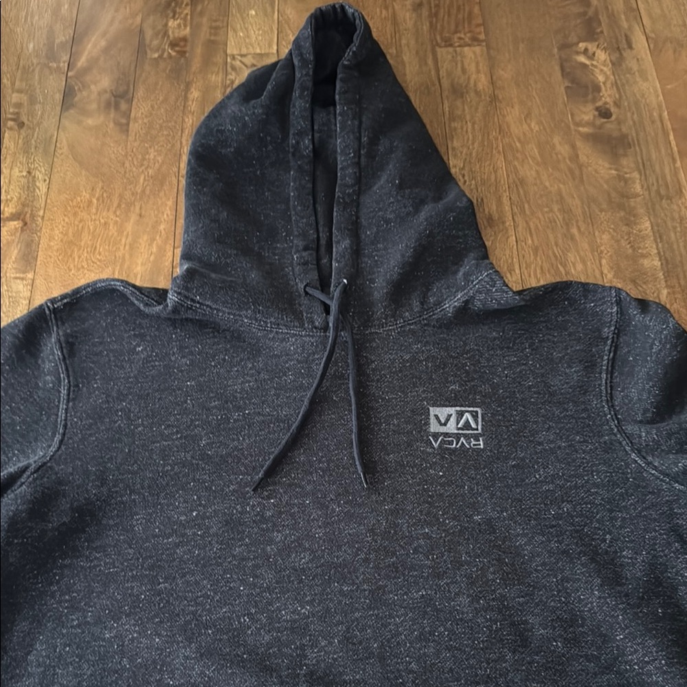 RVCA Black Hoodie - Large